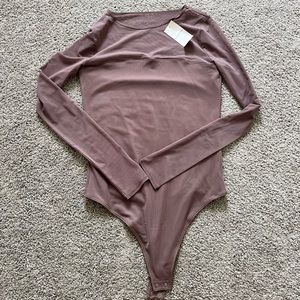 Abercrombie Longsleeve Mesh Crew Bodysuit